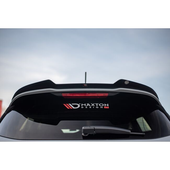 Maxton Design Spoiler CAP V.2 / V2 für Ford Fiesta Mk8 ST / ST-Line schwarz Hochglanz