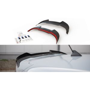 Maxton Design Spoiler CAP V.2 / V2 für Ford Fiesta Mk8 ST / ST-Line schwarz Hochglanz