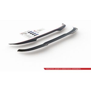 Maxton Design Spoiler CAP V.2 / V2 für Ford Fiesta Mk8 ST / ST-Line schwarz Hochglanz