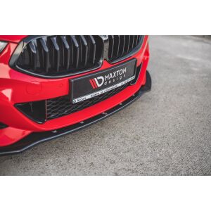 Maxton Design Front Ansatz V.1 / V1 für BMW 8 Coupe G15 / 8 Gran Coupe M Paket G16 schwarz Hochglanz