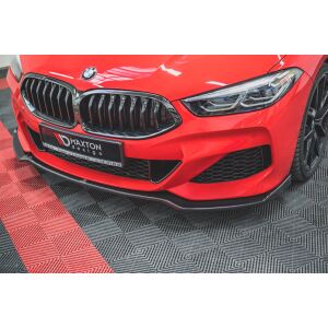 Maxton Design Front Ansatz V.2 / V2 für BMW 8 Coupe G15 / 8 Gran Coupe M Paket G16 schwarz Hochglanz