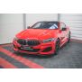 Maxton Design Front Ansatz V.2 / V2 für BMW 8 Coupe G15 / 8 Gran Coupe M Paket G16 schwarz Hochglanz