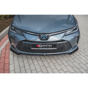 Maxton Design Front Ansatz für Toyota Corolla XII Limousine  schwarz Hochglanz