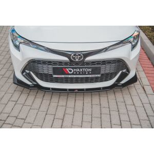 Maxton Design Front Ansatz V.1 / V1 für Toyota Corolla XII Touring Sports/ Hatchback schwarz Hochglanz