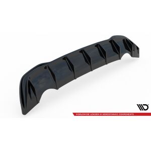 Maxton Design Heckdiffusor Ansatz für VW Golf 8 schwarz matt