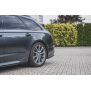 Maxton Design Heck Ansatz Flaps Diffusor für Audi S6 / A6 S-Line C7 FL schwarz Hochglanz