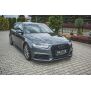 Maxton Design Front Ansatz für Audi S6 / A6 S-Line C7 FL  schwarz Hochglanz