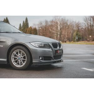 Maxton Design Front Ansatz V.2 / V2 für BMW 3er E90/E91 Facelift schwarz Hochglanz