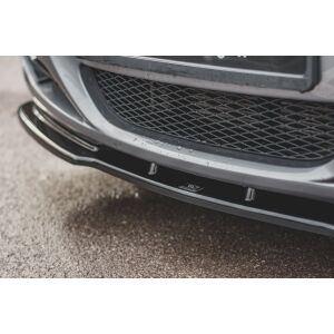 Maxton Design Front Ansatz V.2 / V2 für BMW 3er E90/E91 Facelift schwarz Hochglanz