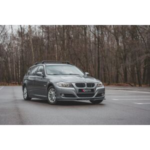 Maxton Design Front Ansatz V.2 / V2 für BMW 3er E90/E91 Facelift schwarz Hochglanz