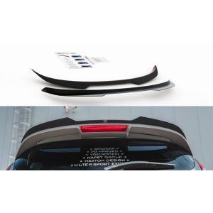 Maxton Design Spoiler CAP für Ford Fiesta ST Mk7 FL schwarz Hochglanz