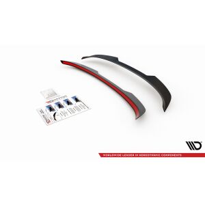 Maxton Design Spoiler CAP für Ford Fiesta ST Mk7 FL schwarz Hochglanz