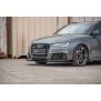 Maxton Design Robuste Racing Front Ansatz für passend +Flaps für Audi RS3 8V Sportback schwarz Hochglanz