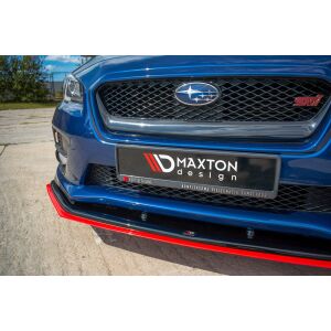 Maxton Design Front Ansatz V.4 / V4 für SUBARU WRX STI