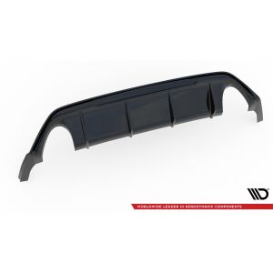 Maxton Design Heckdiffusor Ansatz V.3 / V3 für Ford Focus ST Mk4  schwarz Hochglanz