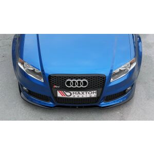 Maxton Design Front Ansatz V.2 / V2 für Audi RS4 B7 schwarz Hochglanz