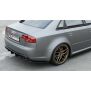 Maxton Design Heck Ansatz Flaps Diffusor V.2 / V2 für Audi RS4 Limousine B7 schwarz Hochglanz