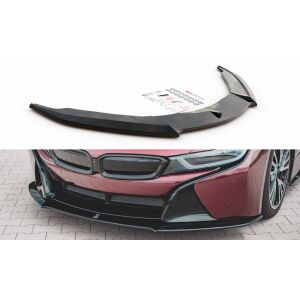Maxton Design Front Ansatz für BMW i8 schwarz Hochglanz