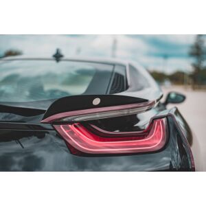 Maxton Design Spoiler CAP für Paket BMW i8 schwarz Hochglanz