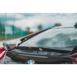 Maxton Design Spoiler CAP für Paket BMW i8 schwarz Hochglanz