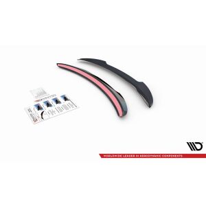 Maxton Design Spoiler CAP für Mercedes-Benz CLA Shooting Brake AMG-Line (X118) schwarz Hochglanz