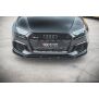 Maxton Design Front Ansatz V.4 / V4 für Audi RS3 8V FL Sportback schwarz Hochglanz