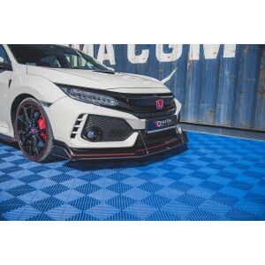 Maxton Design Robuste Racing Front Ansatz für passend für Honda Civic X Type-R