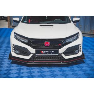 Maxton Design Robuste Racing Front Ansatz für passend für Honda Civic X Type-R