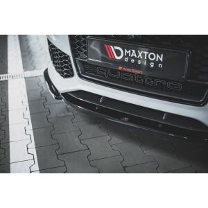 Maxton Design Front Ansatz V.3 / V3 für Audi RS6 C7 schwarz Hochglanz