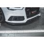 Maxton Design Front Ansatz V.3 / V3 für Audi RS6 C7 schwarz Hochglanz