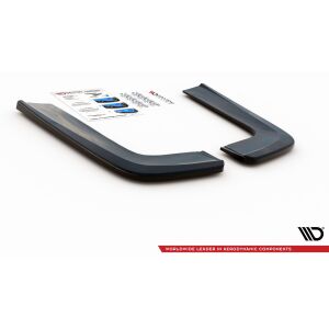 Maxton Design Heck Ansatz Flaps Diffusor V.1 / V1 für Mercedes-Benz V-Klasse AMG-Line W447 Facelift schwarz Hochglanz