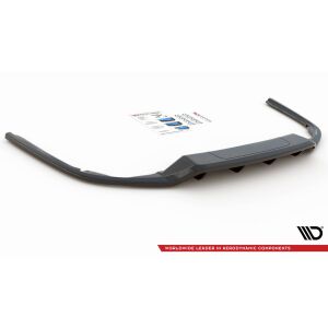 Maxton Design Mittlerer Heckdiffusor Ansatz DTM Look für Volkswagen Passat B8 schwarz Hochglanz