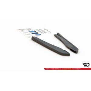 Maxton Design Heck Ansatz Flaps Diffusor für Audi RS5 F5 Facelift schwarz Hochglanz