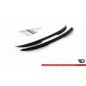 Maxton Design Spoiler CAP für Peugeot 308 GT Mk2 Facelift schwarz Hochglanz