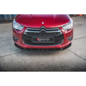 Maxton Design Front Ansatz für Citroen DS4 schwarz Hochglanz