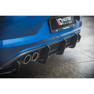 Maxton Design Robuste Racing Heckdiffusor Ansatz für Volkswagen Polo GTI Mk6