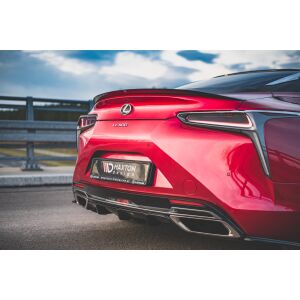 Maxton Design Spoiler CAP für Lexus LC 500 schwarz Hochglanz