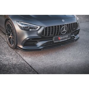 Maxton Design Front Ansatz V.2 / V2 für Mercedes-AMG GT 53 4-Door Coupe schwarz Hochglanz