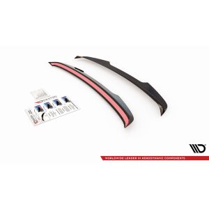 Maxton Design Spoiler CAP für Volvo XC60 Mk2 R-Design schwarz Hochglanz