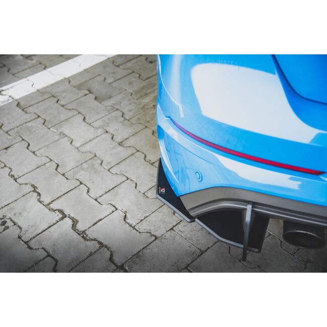 Maxton Design Robuste Racing Heck Ansatz Flaps Diffusor für Ford Focus RS Mk3