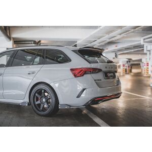 Maxton Design Heck Ansatz Flaps Diffusor +Flaps für V.2 / V2 Skoda Octavia RS Mk4