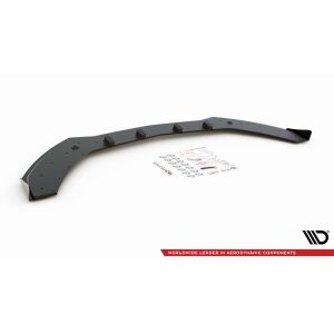 Maxton Design Robuste Racing Front Ansatz für passend +Flaps für Mercedes - AMG C43 Coupe C205 schwarz Hochglanz