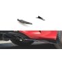 Maxton Design Robuste Racing Heck Ansatz Flaps Diffusor +Flaps für Mercedes-AMG C43 Coupe C205 schwarz Hochglanz