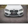 Maxton Design Robuste Racing Front Ansatz V.3 / V3 für passend +Flaps für BMW 1er F20 M-Paket Facelift / M140i  schwarz Hochglanz