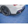 Maxton Design Robuste Racing Heck Ansatz Flaps Diffusor V.2 / V2 +Flaps für BMW 1er F20 M140i  schwarz Hochglanz