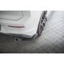 Maxton Design Heck Ansatz Flaps Diffusor +Flaps für V.2 / V2 Volkswagen Golf 8 GTI