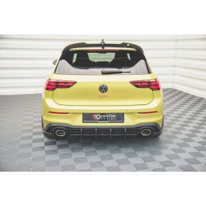 Maxton Design Robuste Racing Heck Ansatz Flaps Diffusor für Volkswagen Golf 8 GTI Clubsport