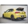 Maxton Design Robuste Racing Heck Ansatz Flaps Diffusor +Flaps für Volkswagen Golf 8 GTI Clubsport schwarz Hochglanz