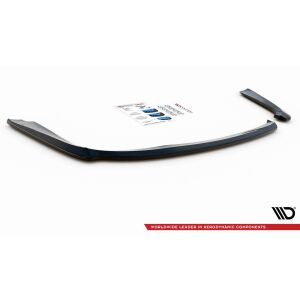 Maxton Design Heck Ansatz Flaps Diffusor für Mistubishi Lancer Sportback Mk8 schwarz Hochglanz