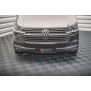 Maxton Design Front Ansatz V.1 / V1 für Volkswagen T6 Facelift schwarz Hochglanz